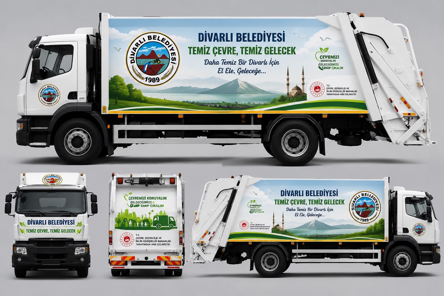 Çevre, Şehircilik ve İklim Değişikliği Bakanlığımızdan Beldemize Yeni Çöp Kamyonu Desteği